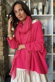 Classic Portobello Scarf Hot Pink 